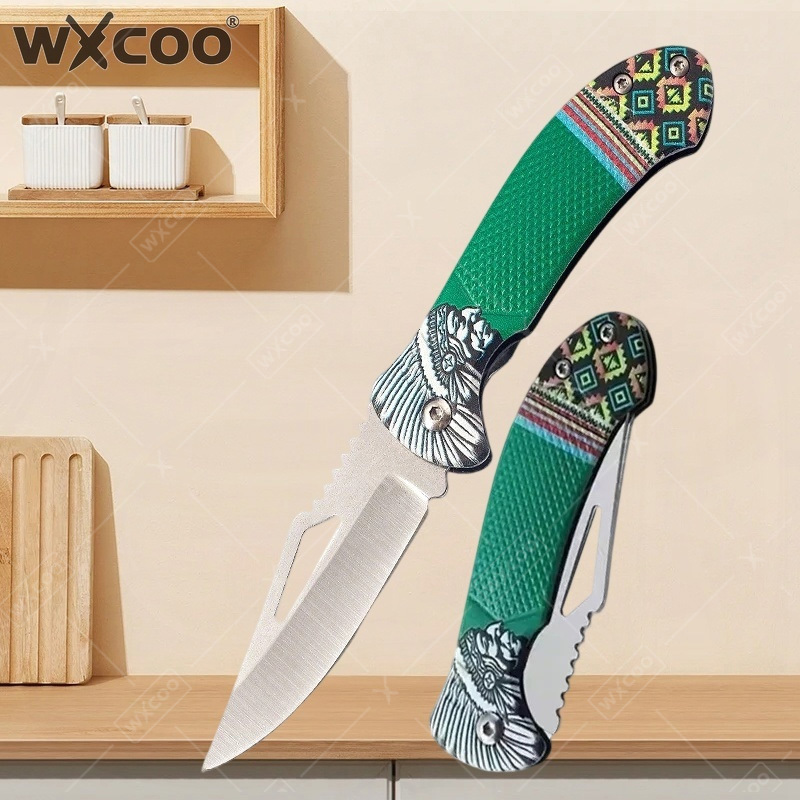 Gaming Kitchen Accessories - Coltello Pieghevole WXCOO in Acciaio Inossidabile,