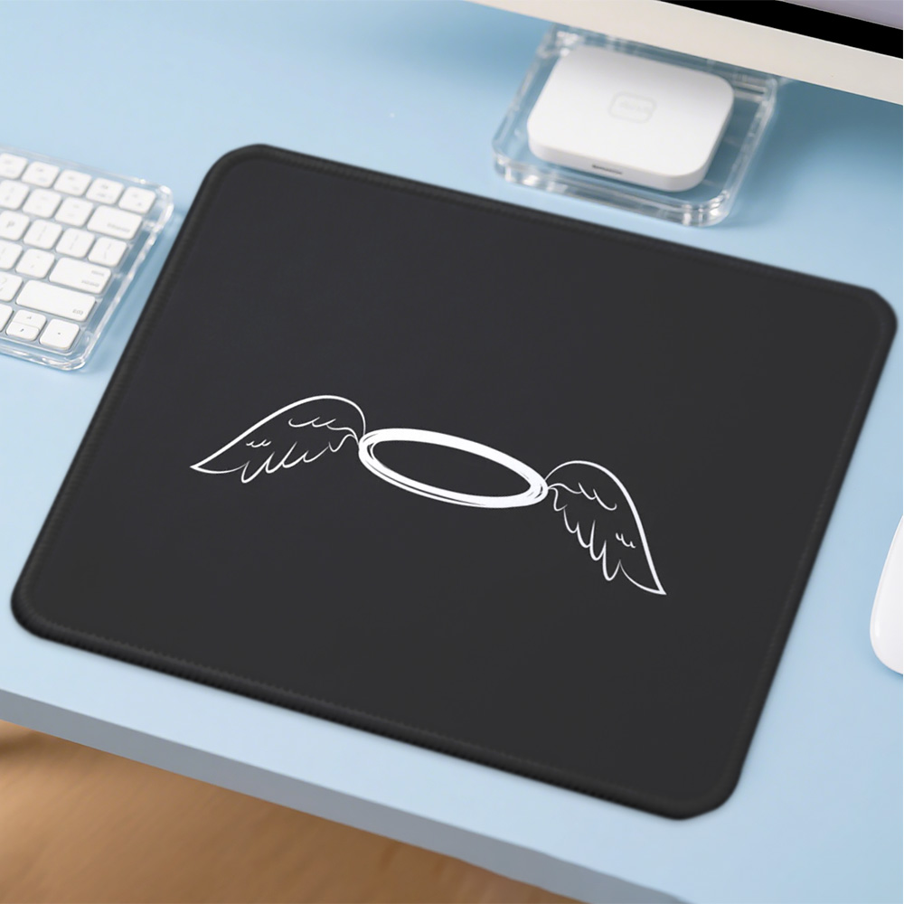 Gaming Accessories Companies - Tappetino per mouse con ali d'angelo,