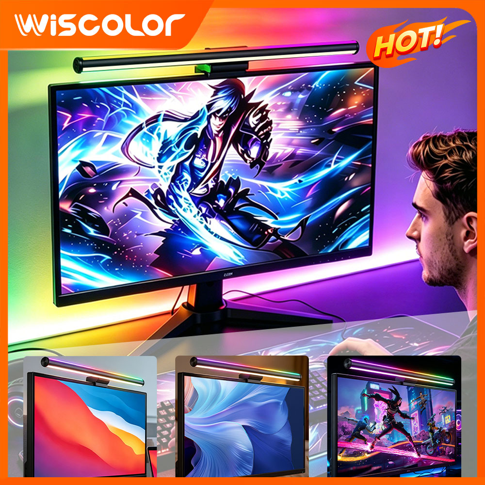 Accessories For Your Gaming Room - Barra Luminosa per Monitor Computer Wi-Fi,