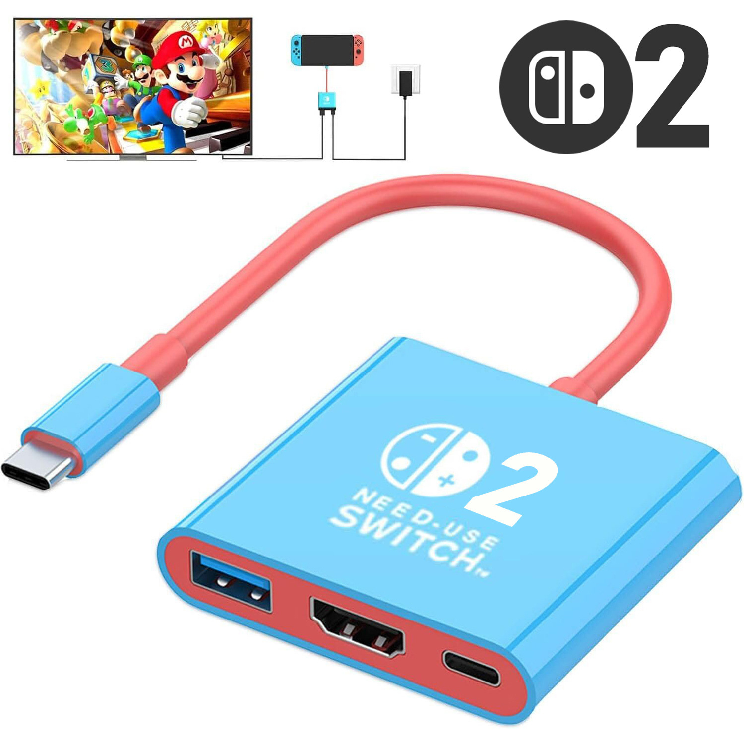 Gaming Kit Accessories Nintendo Switch - Per Switch2 Tipo C Docking Station