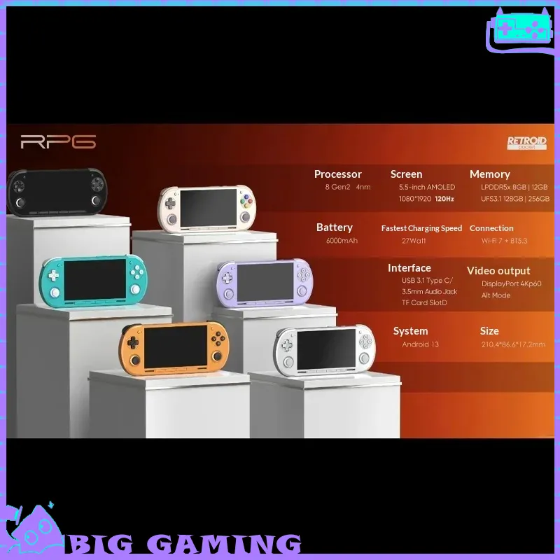 Gaming Accessories Retro - Console di Gioco Portatile Retroid Pocket