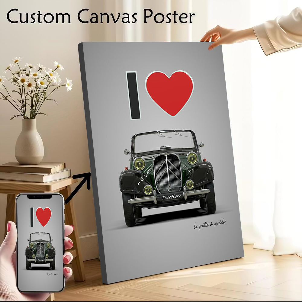 Gaming Accessories Decor - Poster su Tela Stampato 'I Love