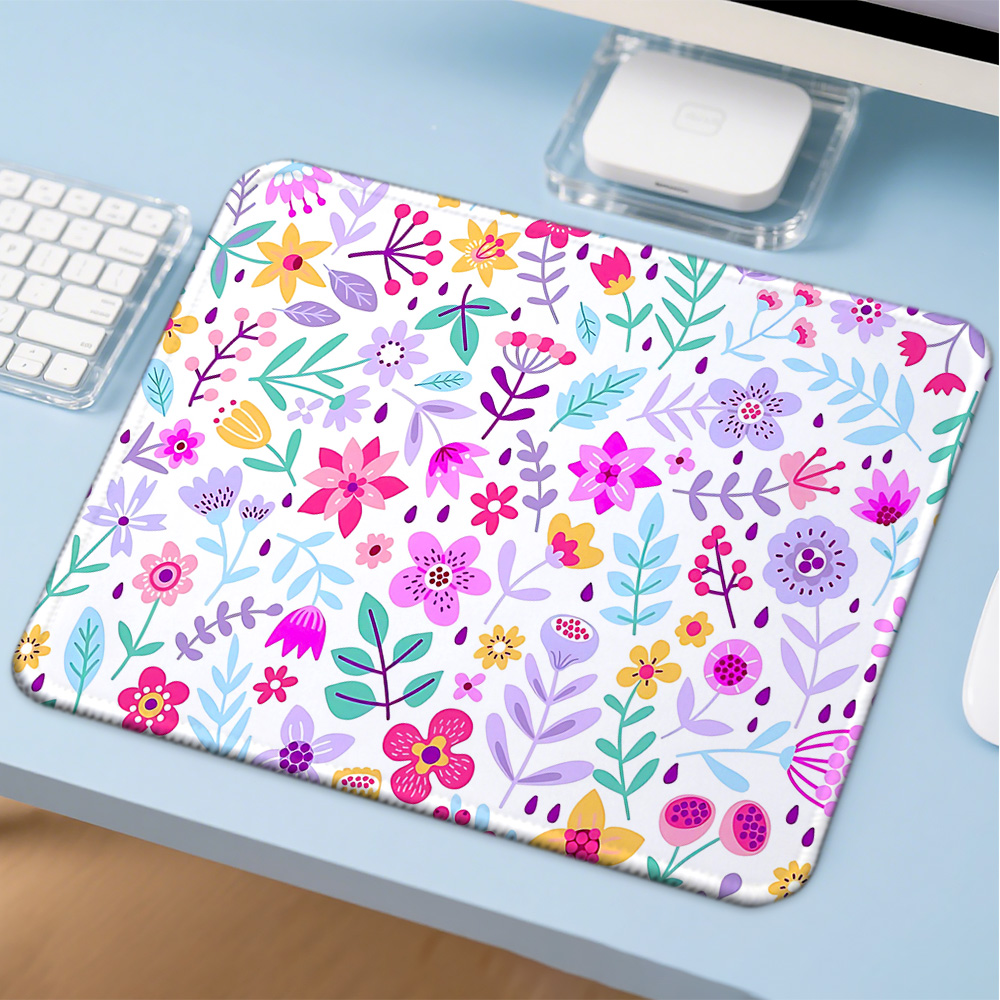 Gaming Accessories Companies - Tappetino per mouse con motivi floreali,
