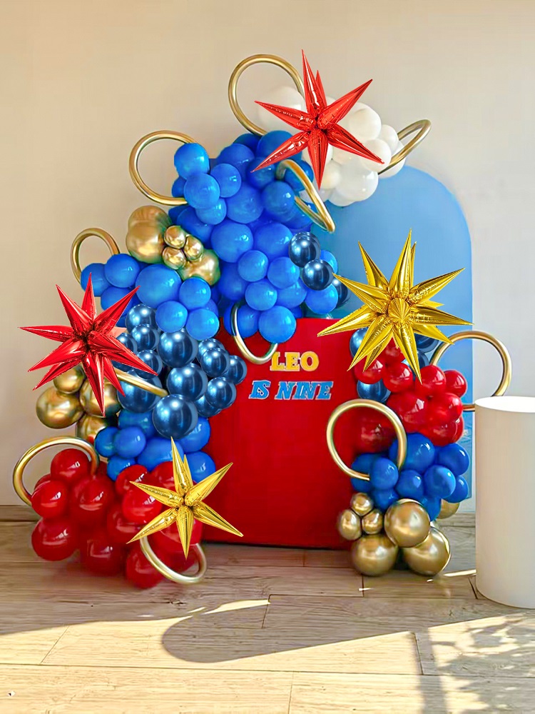 Gaming Accessories Decor - 126 pezzi Kozee rosso blu oro
