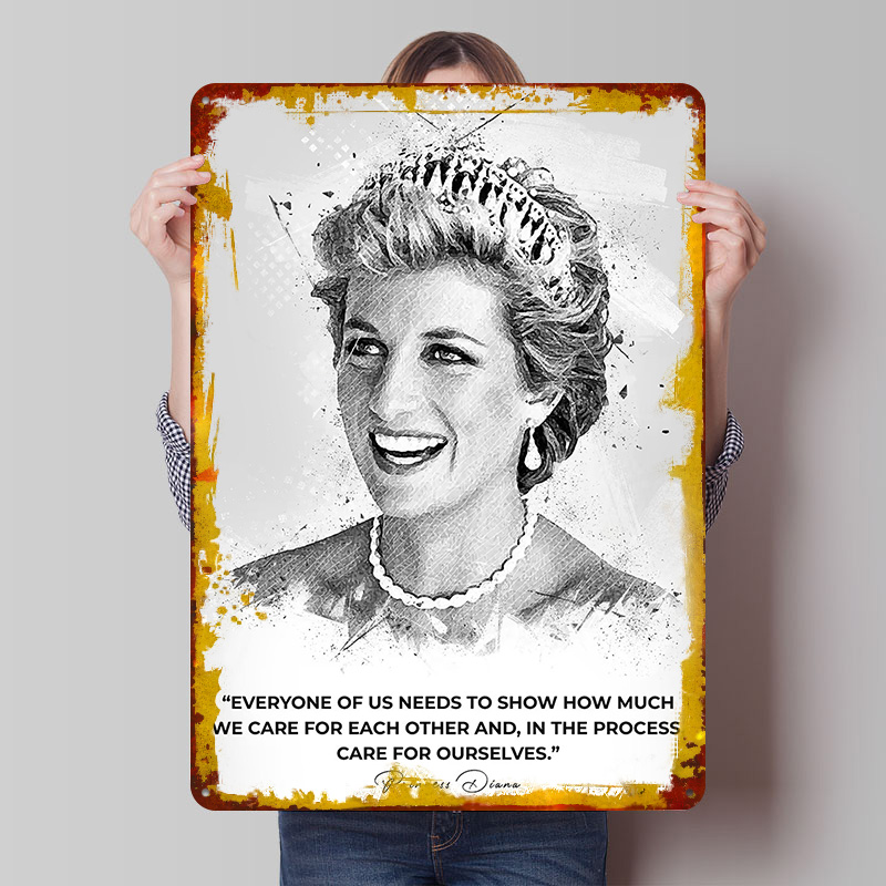 Gaming Accessories Retro - Poster Principessa Diana Spencer, Targhe in