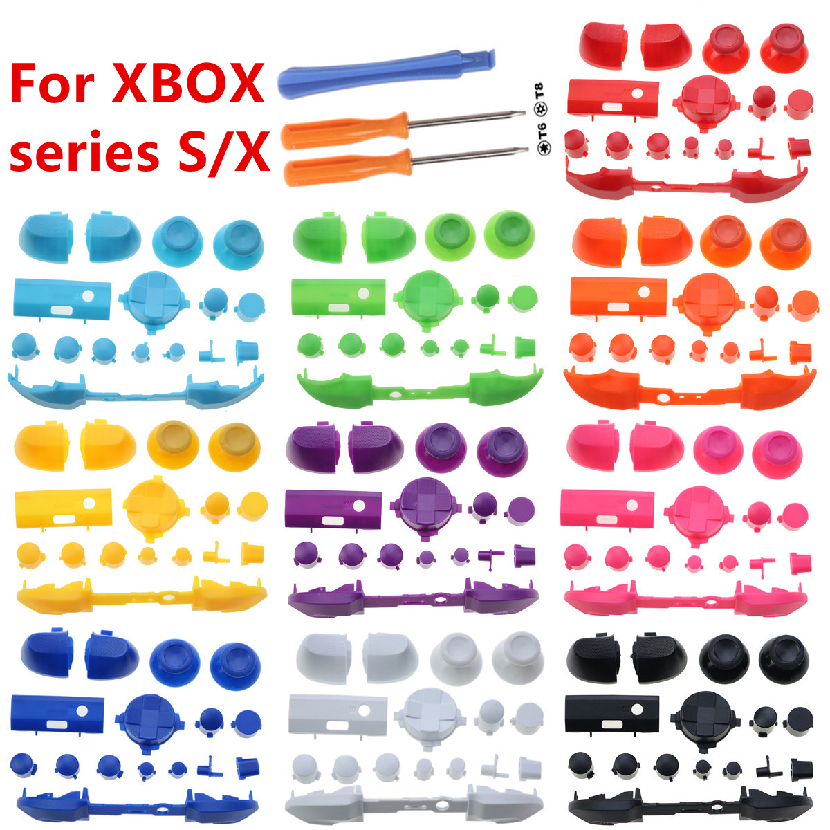 Gaming Accessories Xbox Series X - Tasti personalizzati Set completo di pulsanti