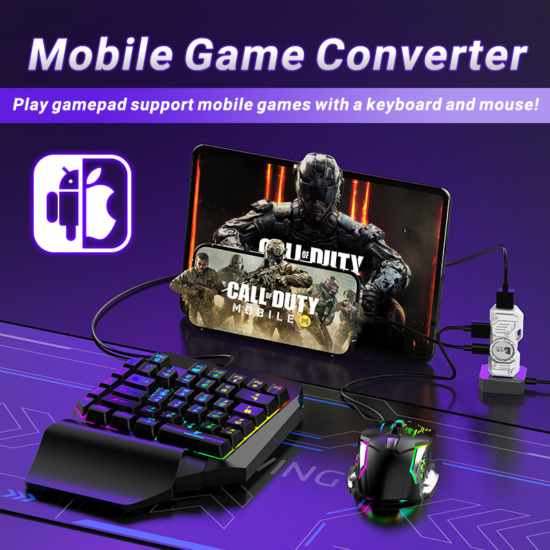 Gaming Accessories Combo - Kit convertitore giochi per dispositivi mobili