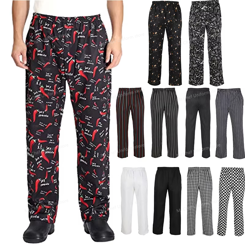 Gaming Kitchen Accessories - Pantaloni da chef per uomo Ristorante