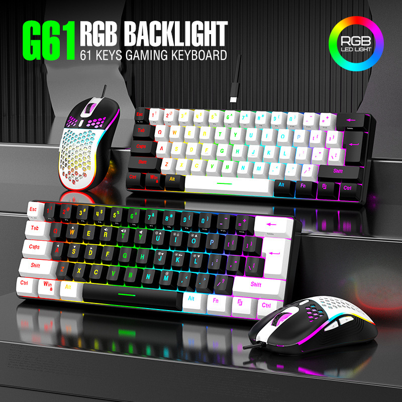 Gaming Accessories Combo - Set Tastiera e Mouse Gaming RGB