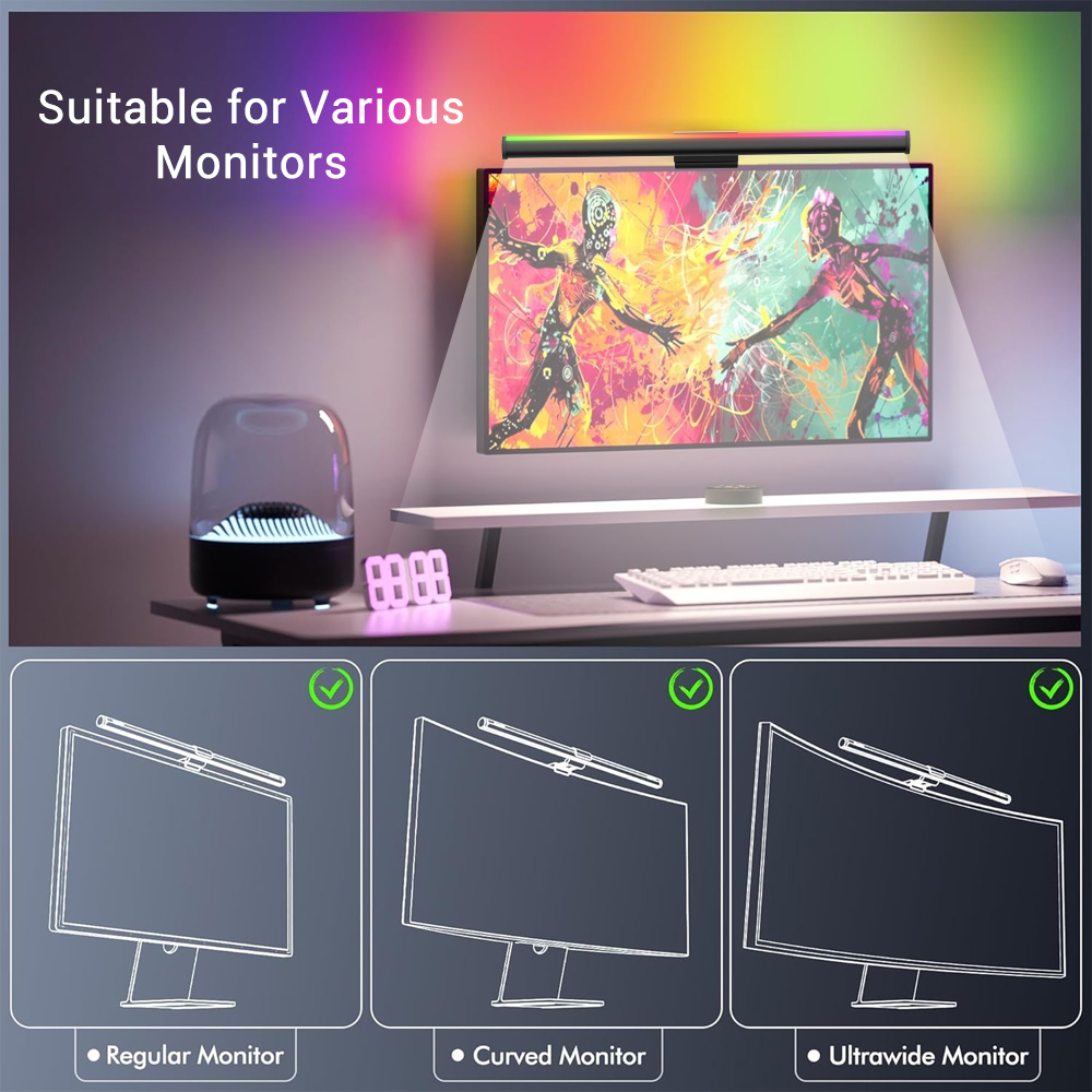 Barra Luminosa per Monitor Com - Accessories For Your Gaming Room recensione e prezzo
