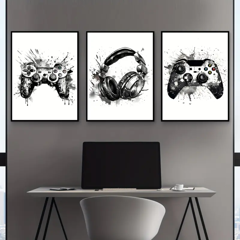 3 quadri su tela senza cornice - Gaming Accessories Decor recensione e prezzo
