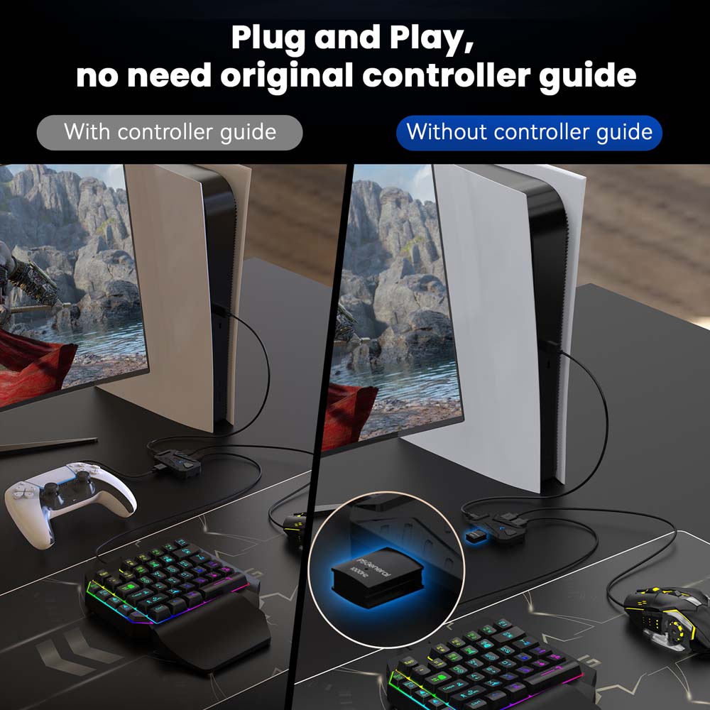 Convertitore USB Type-C per ta - Gaming Accessories Combo recensione e prezzo