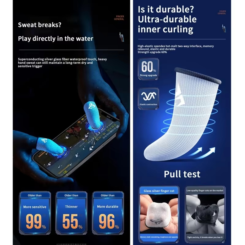 4 Pezzi Guanti per Giochi Mobi - Gaming Accessories Kit recensione e prezzo